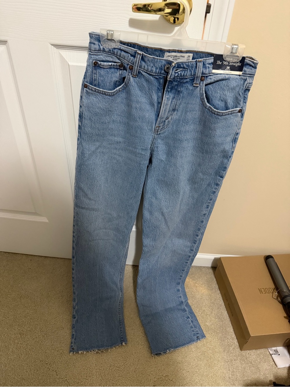 Abercrombie & Fitch Light Blue Straight Leg Jeans